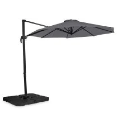Cantilever parasol Bardolino Ø300cm - Premium parasol | Incl. 4 fillable tiles