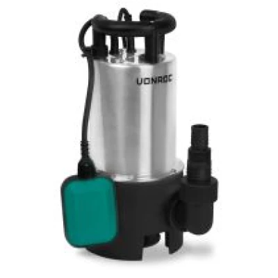 Submersible pump 850W – 14000 l/h – Stainless steel | Dirty and clean water