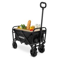 Handcart Compact – Foldable – 60 kg – 50 L | Black