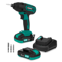 Cordless Impact Driver 20V – 180Nm | Incl. 2x 2.0Ah Battery and quick charger