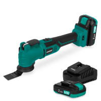 Cordless Multitool 20V | Incl. 2x 2.0Ah Battery and Quick Charger