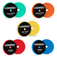 Polishing Pads | Buffing Pads – Ø150mm – Complete Set of 5