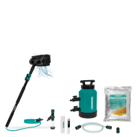 Aluminium Telescopic Wash Brush 1,80m and DI Water Filter | Complete Set