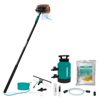 Aluminium Telescopic Wash Brush 6,50m and DI Water Filter | Complete Set