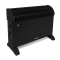 Convector electric – 2000W – Negru | Cu termostat reglabil