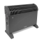 Convector electric – 2000W – Gri | Cu termostat reglabil