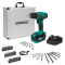 Masina de gaurit si insurubat 20V | Incl. baterie 4.0Ah, Incarcator si 46 de accesorii in valiza premium