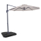 Umbrela de soare in consola Bardolino 300cm - Umbrela premium - BeJ | Incl. 4 placi