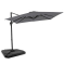 Umbrela de soare in consola Pisogne 300x300cm – Umbrela premium - GrI | Incl. baza