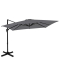 Umbrela de soare in consola Pisogne 300x300cm – Umbrela premium | Gri
