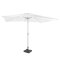 Umbrela de soare Rapallo 200x300cm – Umbrela premium - Alba | Incl. baza beton 20 kg