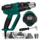 Pistol de suflat aer cald PRO 2000W | Cu ecran LCD si 60 setari caldura (50°C - 650°C) 