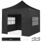 Cort de petrecere - 3x3 m - Easy-Up Cort de Petrecere Premium | Set incl. pereti laterali – Negru