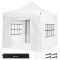 Cort de petrecere - 3x3 m - Easy-Up Cort de Petrecere Premium | Set incl. pereti laterali – Alb