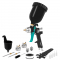 Pistol de pulverizare PRO – 600ml – design HVLP | incl. 3 duze