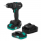 PRO Masina de gaurit si insurubat 20V – Motor Brushless – 40Nm | Incl. 2 baterii 2.0Ah si incarcator