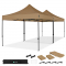 Cort de petrecere - 3x3 m - Easy-Up Cort de Petrecere Premium | Set incl. 2x Cort și 1x Kit de conectare - Bej