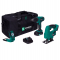 Set scule cu acumulatori 20V - 2.0Ah | Incl. 2 masini, baterie, incarcator rapid si geanta 