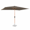 Umbrela de soare Rapallo 200x300cm – Umbrela premium – finisaj culoare lemn | Cafenie